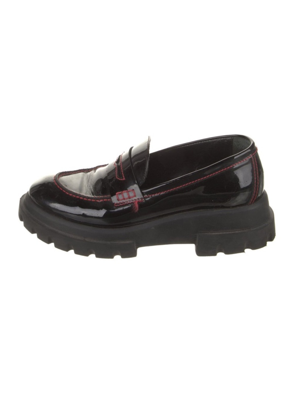 AGL patent leather loafers